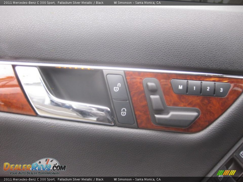 2011 Mercedes-Benz C 300 Sport Palladium Silver Metallic / Black Photo #7