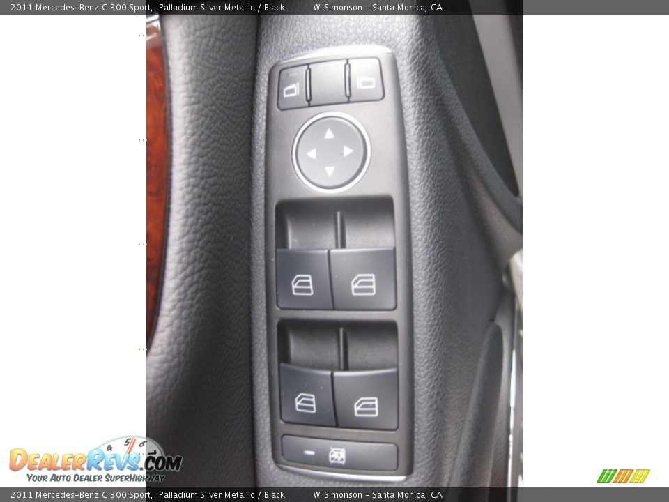 2011 Mercedes-Benz C 300 Sport Palladium Silver Metallic / Black Photo #8