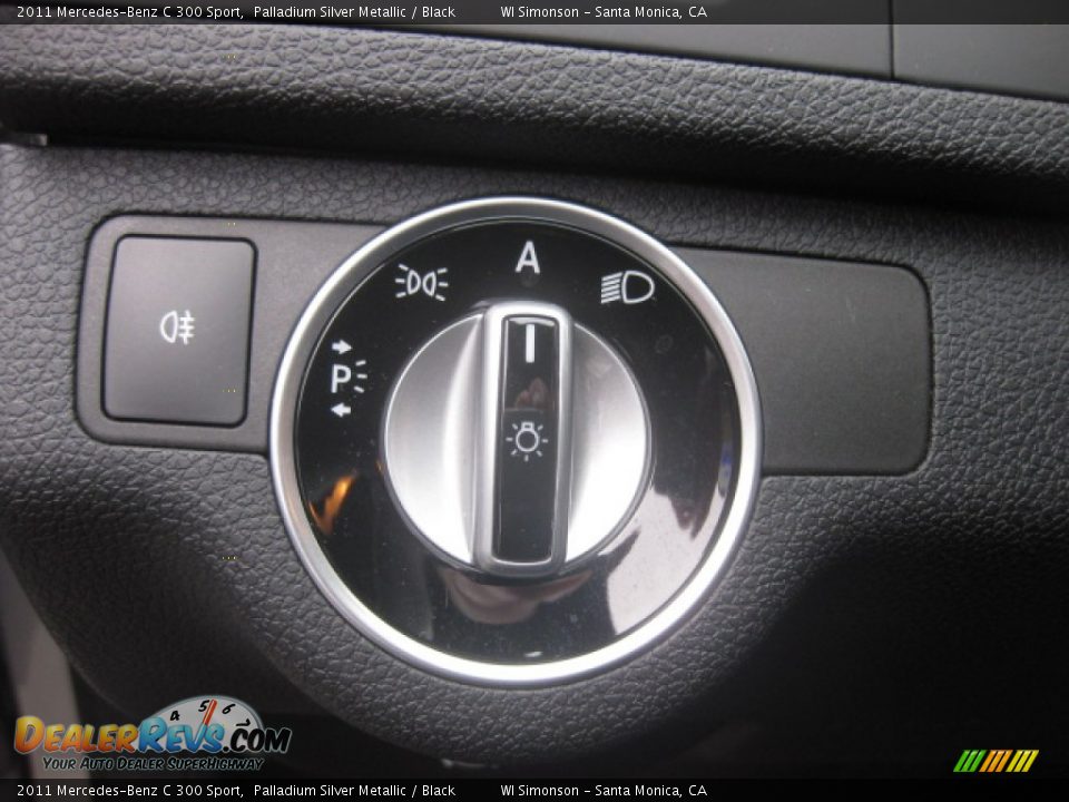 2011 Mercedes-Benz C 300 Sport Palladium Silver Metallic / Black Photo #9