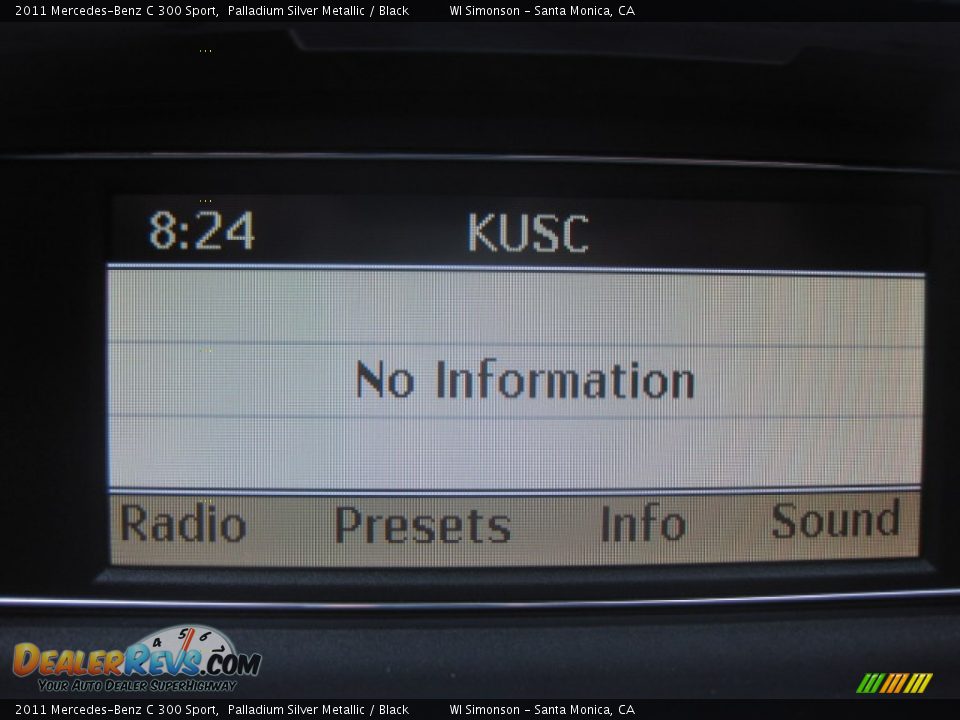 2011 Mercedes-Benz C 300 Sport Palladium Silver Metallic / Black Photo #15