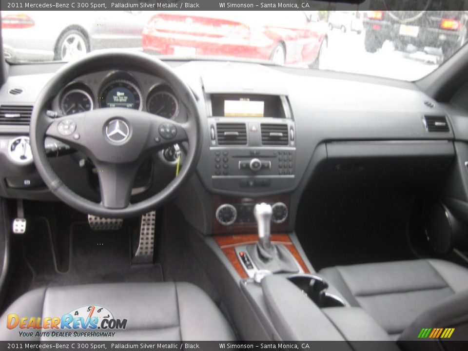 2011 Mercedes-Benz C 300 Sport Palladium Silver Metallic / Black Photo #19