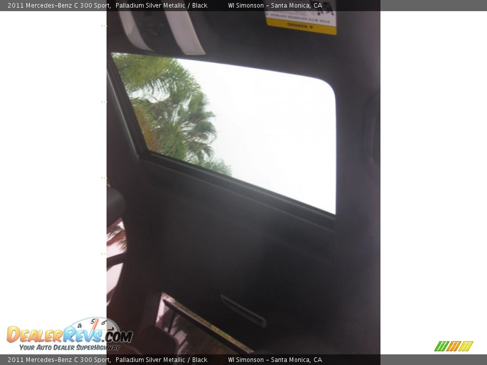 2011 Mercedes-Benz C 300 Sport Palladium Silver Metallic / Black Photo #20