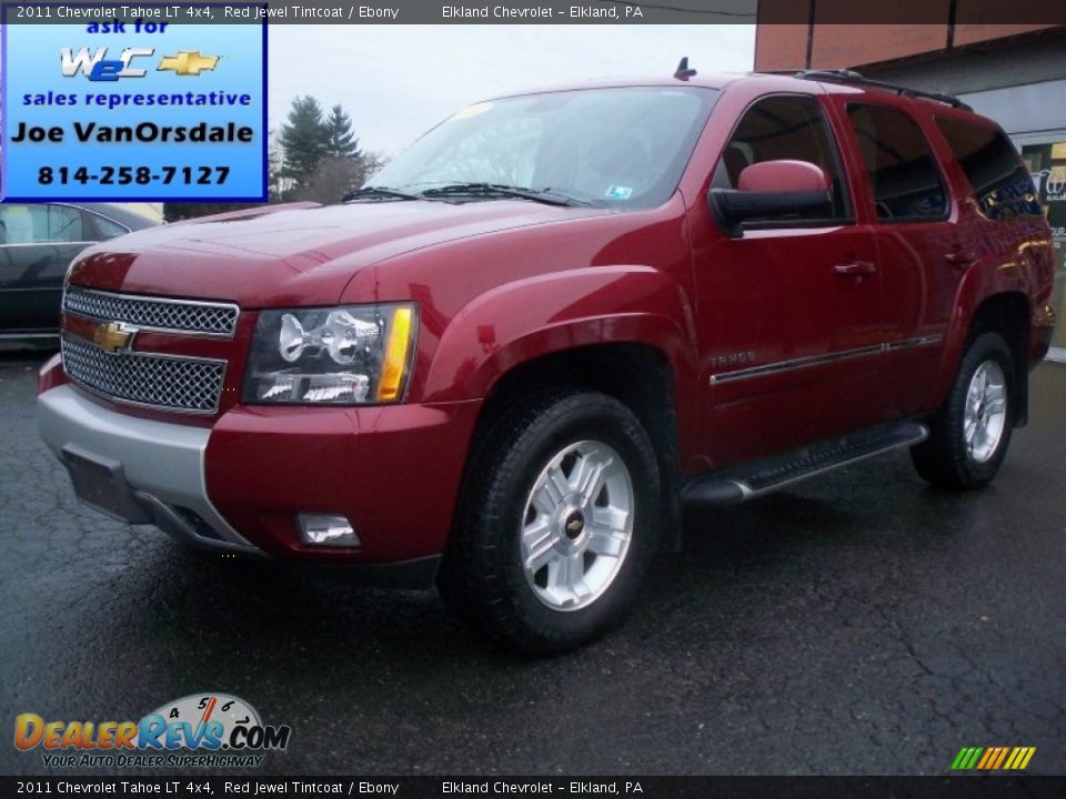 2011 Chevrolet Tahoe LT 4x4 Red Jewel Tintcoat / Ebony Photo #1