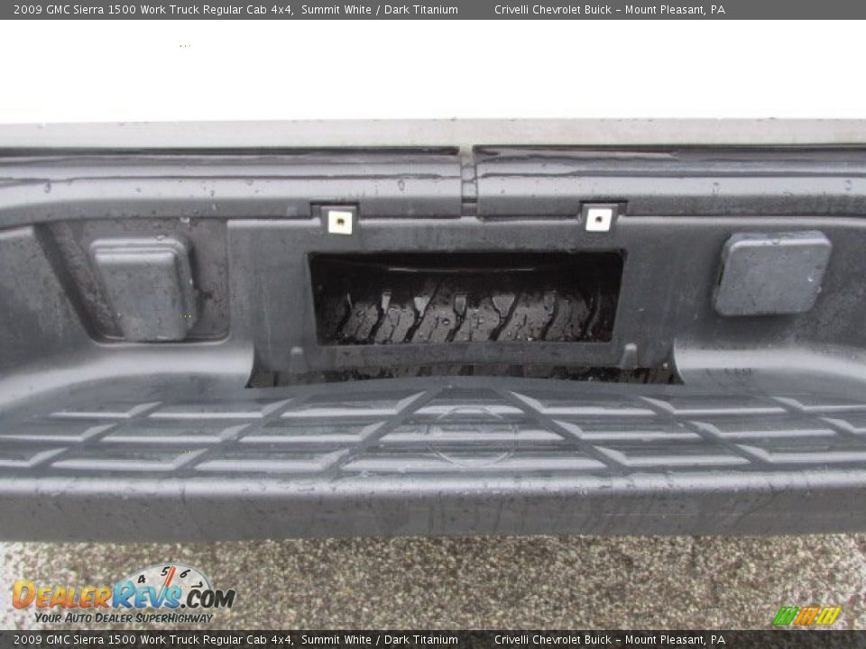 2009 GMC Sierra 1500 Work Truck Regular Cab 4x4 Summit White / Dark Titanium Photo #7