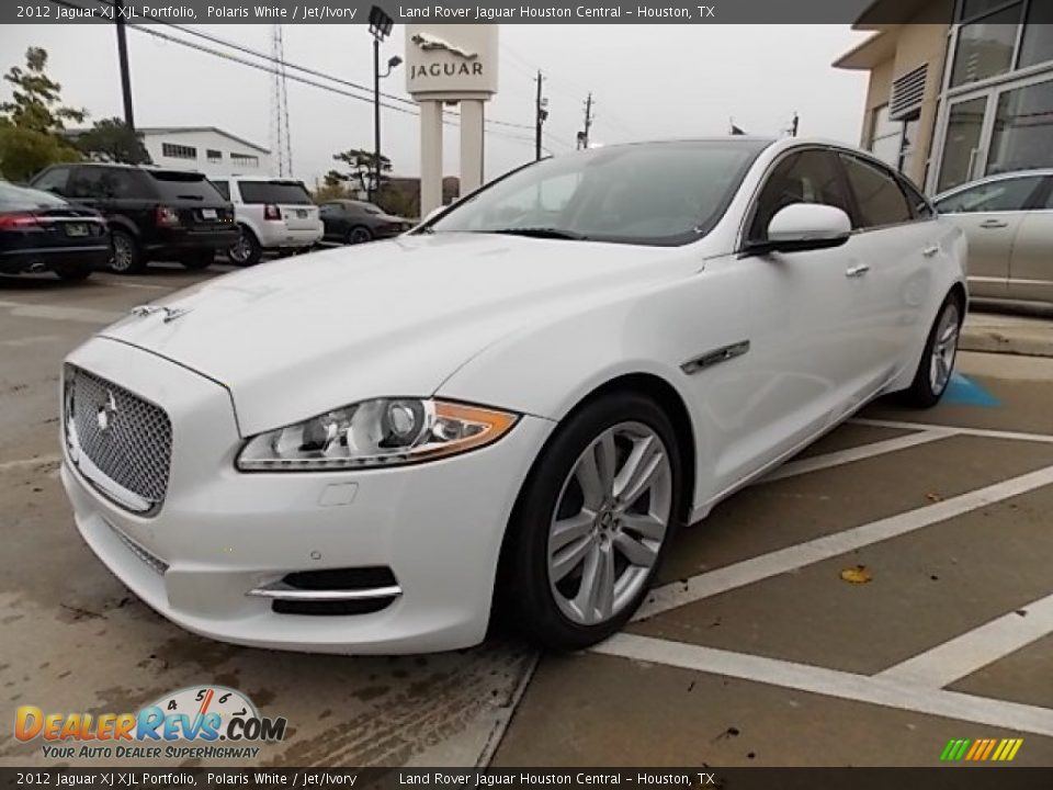 Front 3/4 View of 2012 Jaguar XJ XJL Portfolio Photo #10