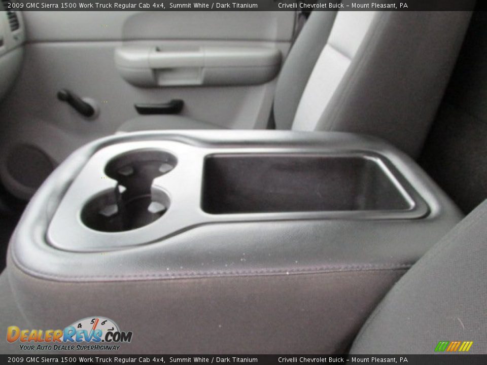 2009 GMC Sierra 1500 Work Truck Regular Cab 4x4 Summit White / Dark Titanium Photo #18