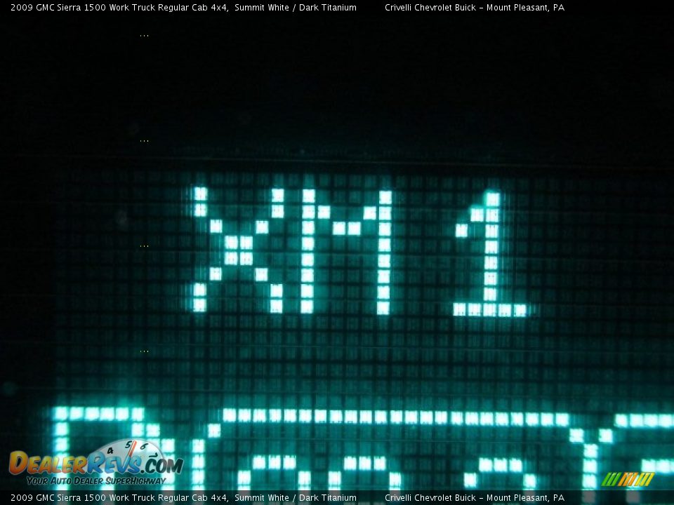 2009 GMC Sierra 1500 Work Truck Regular Cab 4x4 Summit White / Dark Titanium Photo #22