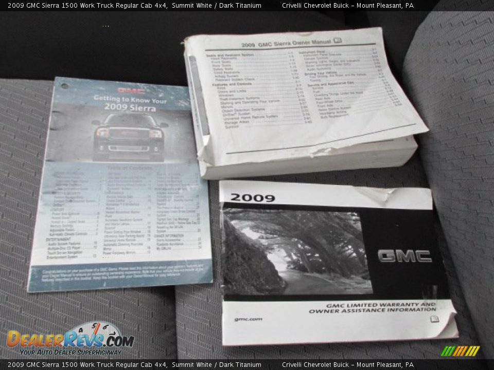 2009 GMC Sierra 1500 Work Truck Regular Cab 4x4 Summit White / Dark Titanium Photo #24
