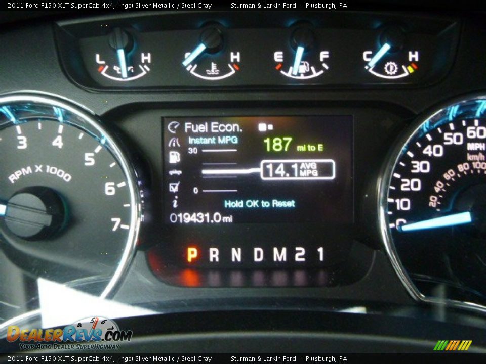 2011 Ford F150 XLT SuperCab 4x4 Ingot Silver Metallic / Steel Gray Photo #15