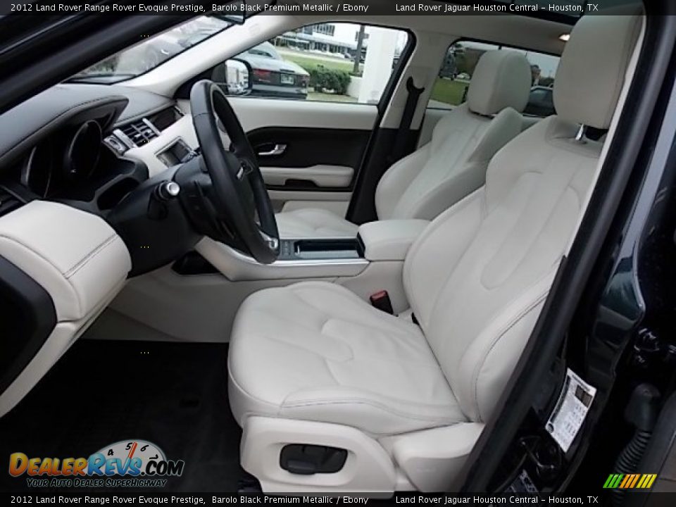 2012 Land Rover Range Rover Evoque Prestige Barolo Black Premium Metallic / Ebony Photo #3