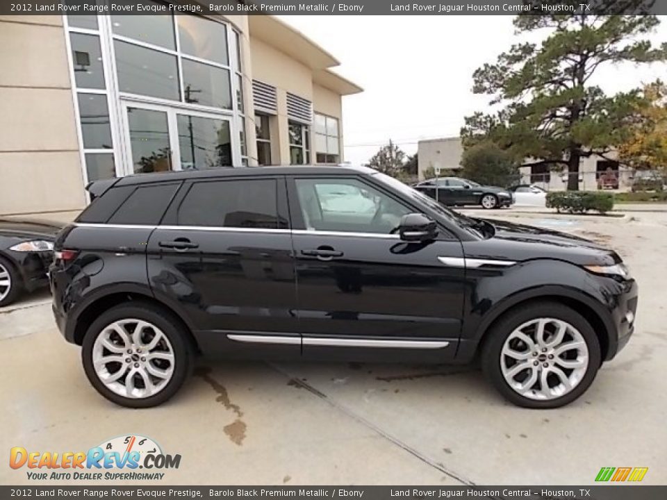 2012 Land Rover Range Rover Evoque Prestige Barolo Black Premium Metallic / Ebony Photo #5