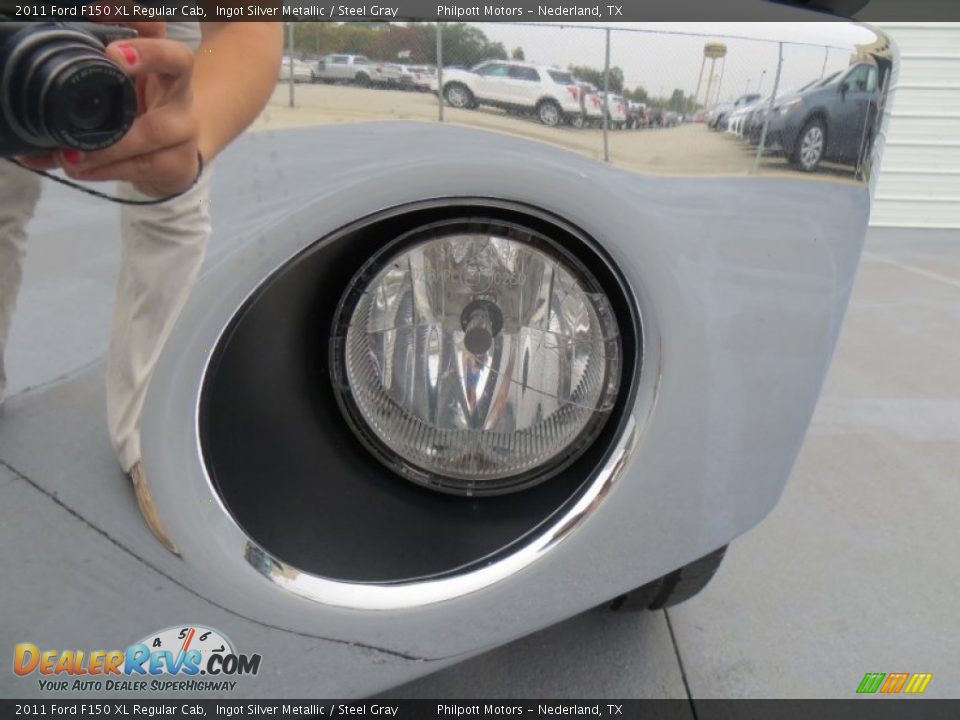 2011 Ford F150 XL Regular Cab Ingot Silver Metallic / Steel Gray Photo #10