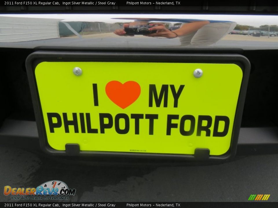 2011 Ford F150 XL Regular Cab Ingot Silver Metallic / Steel Gray Photo #11