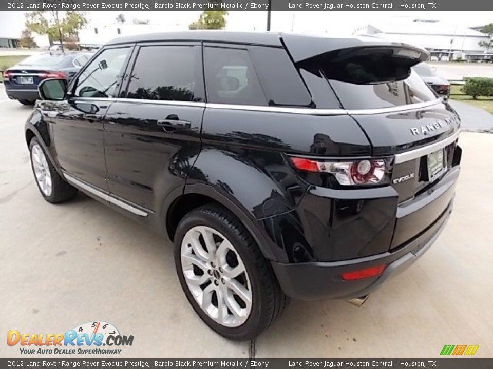 2012 Land Rover Range Rover Evoque Prestige Barolo Black Premium Metallic / Ebony Photo #8