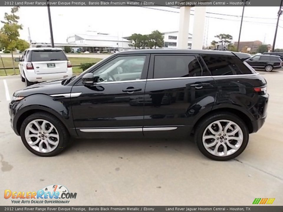 2012 Land Rover Range Rover Evoque Prestige Barolo Black Premium Metallic / Ebony Photo #9