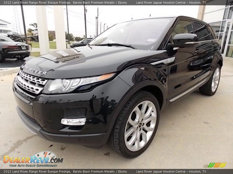 2012 Land Rover Range Rover Evoque Prestige Barolo Black Premium Metallic / Ebony Photo #10