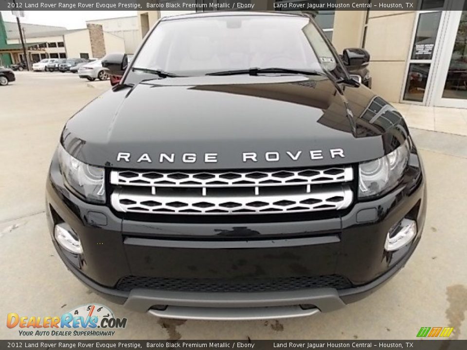 2012 Land Rover Range Rover Evoque Prestige Barolo Black Premium Metallic / Ebony Photo #11