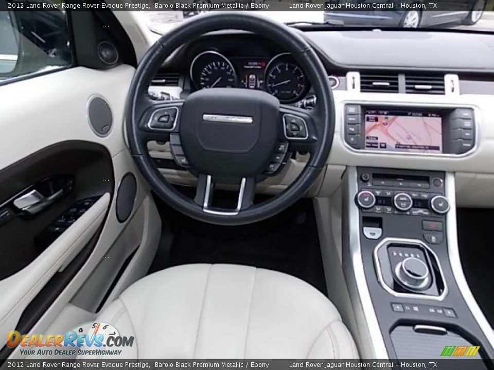 2012 Land Rover Range Rover Evoque Prestige Barolo Black Premium Metallic / Ebony Photo #12