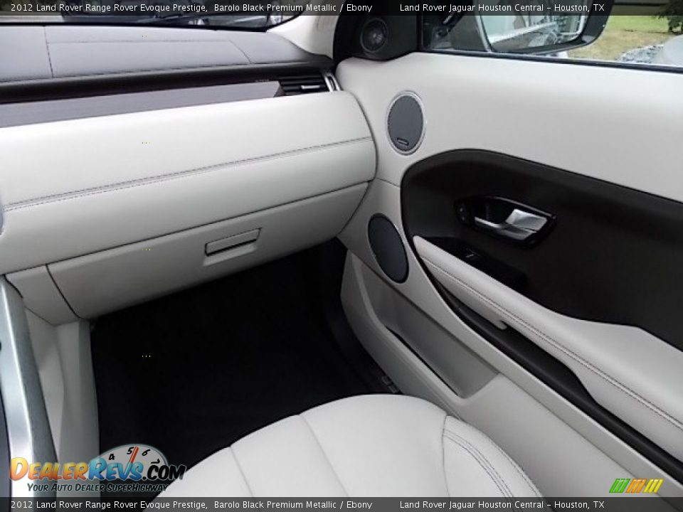 2012 Land Rover Range Rover Evoque Prestige Barolo Black Premium Metallic / Ebony Photo #13