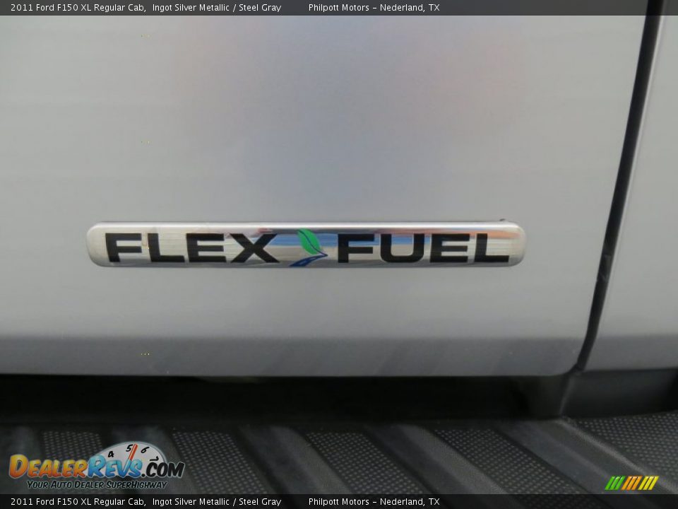 2011 Ford F150 XL Regular Cab Ingot Silver Metallic / Steel Gray Photo #19