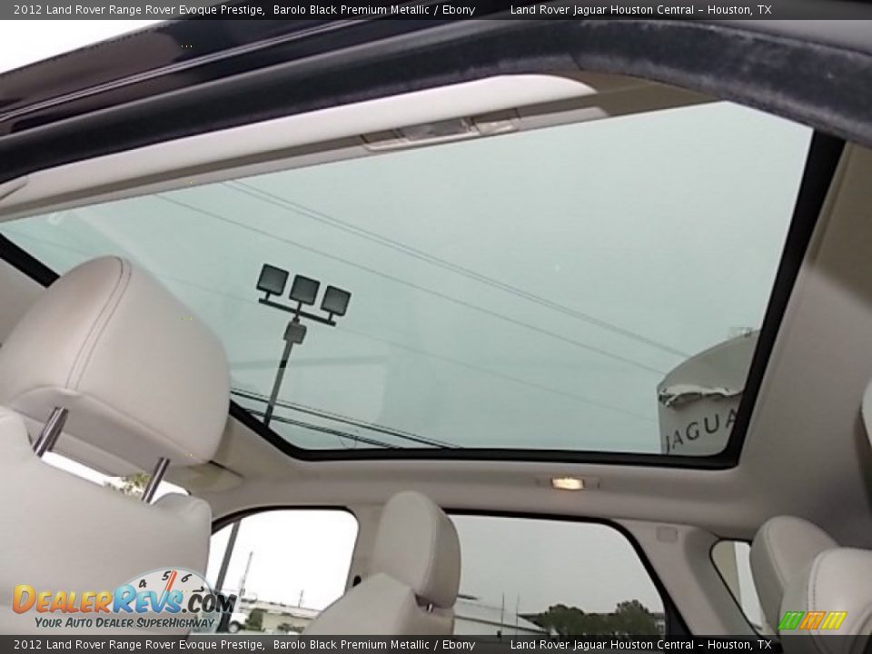 2012 Land Rover Range Rover Evoque Prestige Barolo Black Premium Metallic / Ebony Photo #15