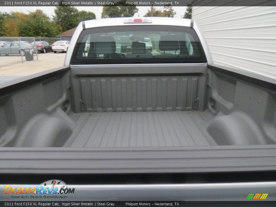 2011 Ford F150 XL Regular Cab Ingot Silver Metallic / Steel Gray Photo #21