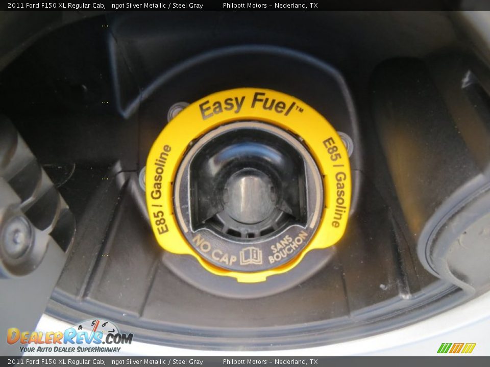 2011 Ford F150 XL Regular Cab Ingot Silver Metallic / Steel Gray Photo #22
