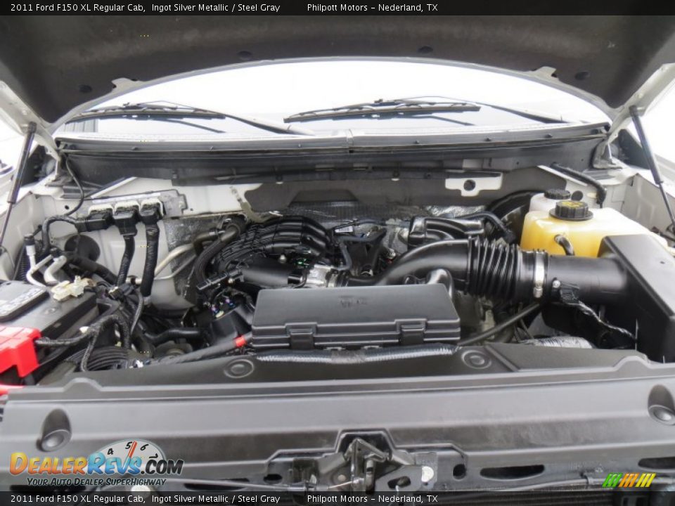 2011 Ford F150 XL Regular Cab Ingot Silver Metallic / Steel Gray Photo #23