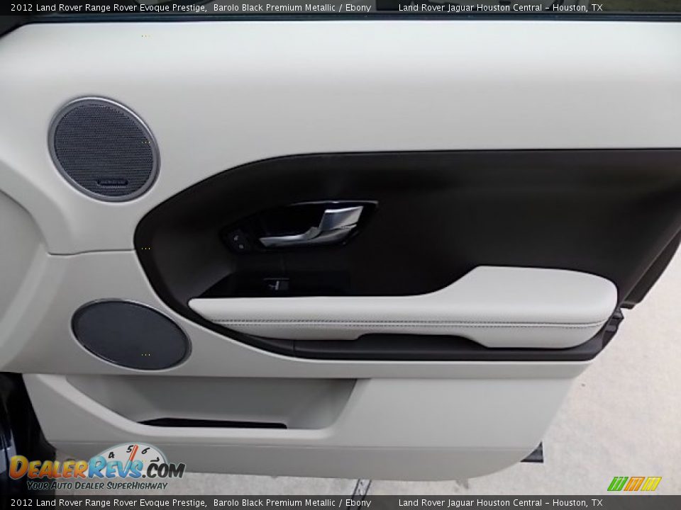 2012 Land Rover Range Rover Evoque Prestige Barolo Black Premium Metallic / Ebony Photo #24