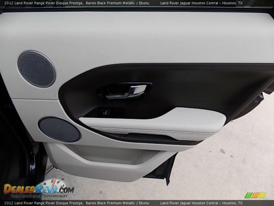2012 Land Rover Range Rover Evoque Prestige Barolo Black Premium Metallic / Ebony Photo #28