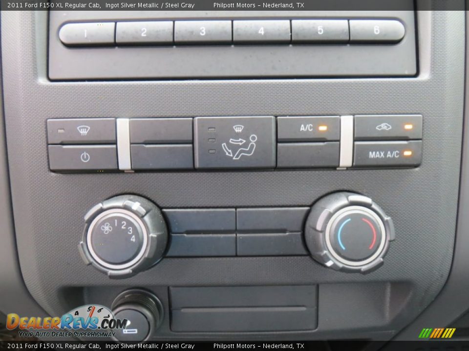 2011 Ford F150 XL Regular Cab Ingot Silver Metallic / Steel Gray Photo #33