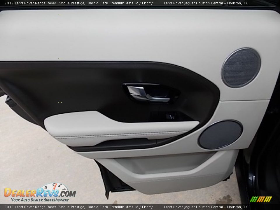 2012 Land Rover Range Rover Evoque Prestige Barolo Black Premium Metallic / Ebony Photo #32
