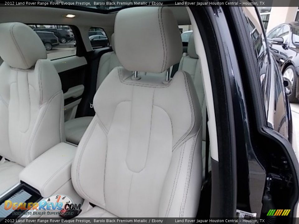 2012 Land Rover Range Rover Evoque Prestige Barolo Black Premium Metallic / Ebony Photo #35