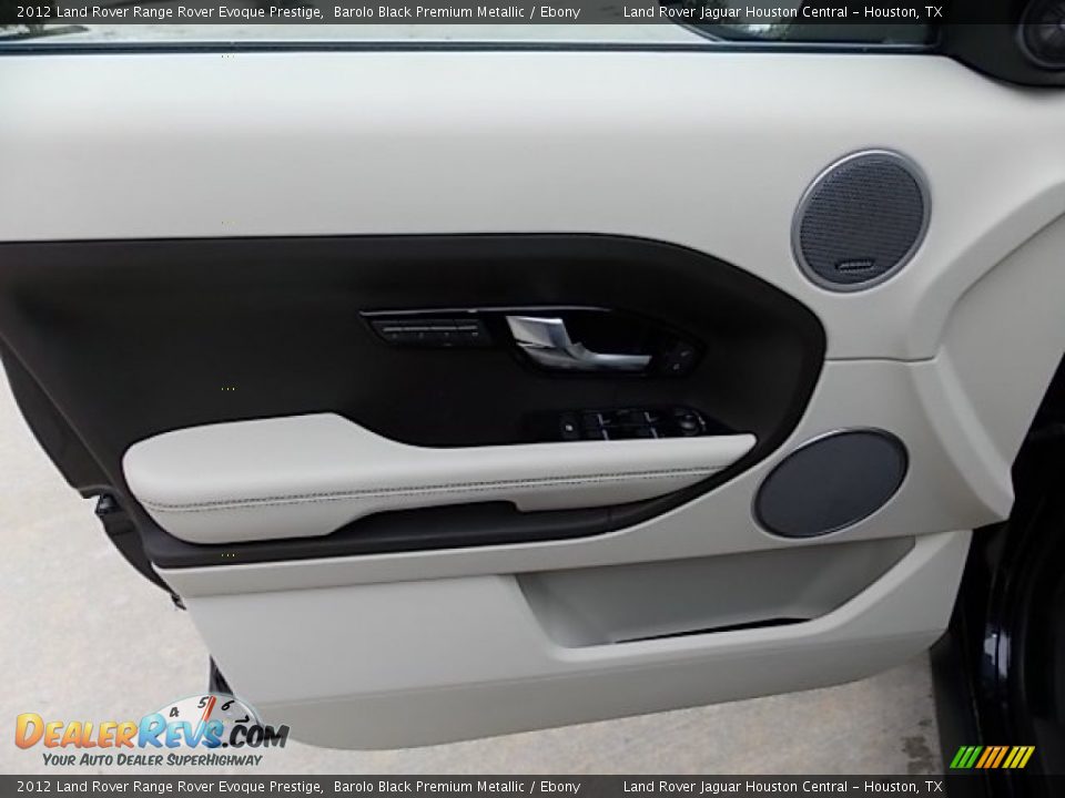 2012 Land Rover Range Rover Evoque Prestige Barolo Black Premium Metallic / Ebony Photo #36
