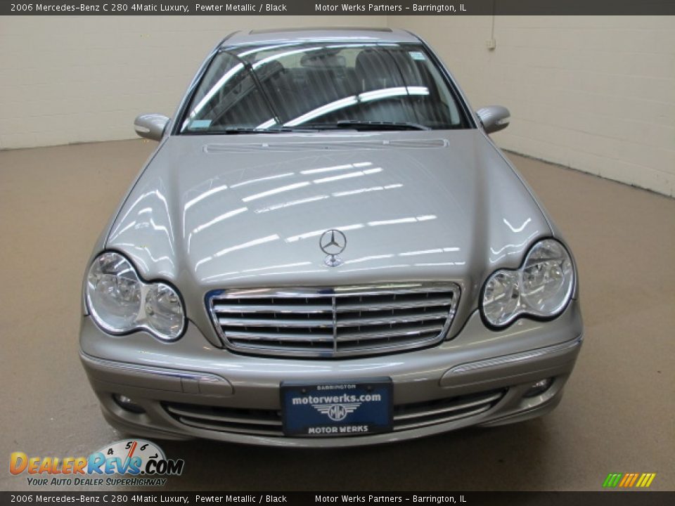 2006 Mercedes-Benz C 280 4Matic Luxury Pewter Metallic / Black Photo #2