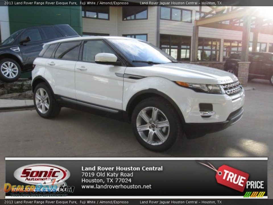 2013 Land Rover Range Rover Evoque Pure Fuji White / Almond/Espresso Photo #1