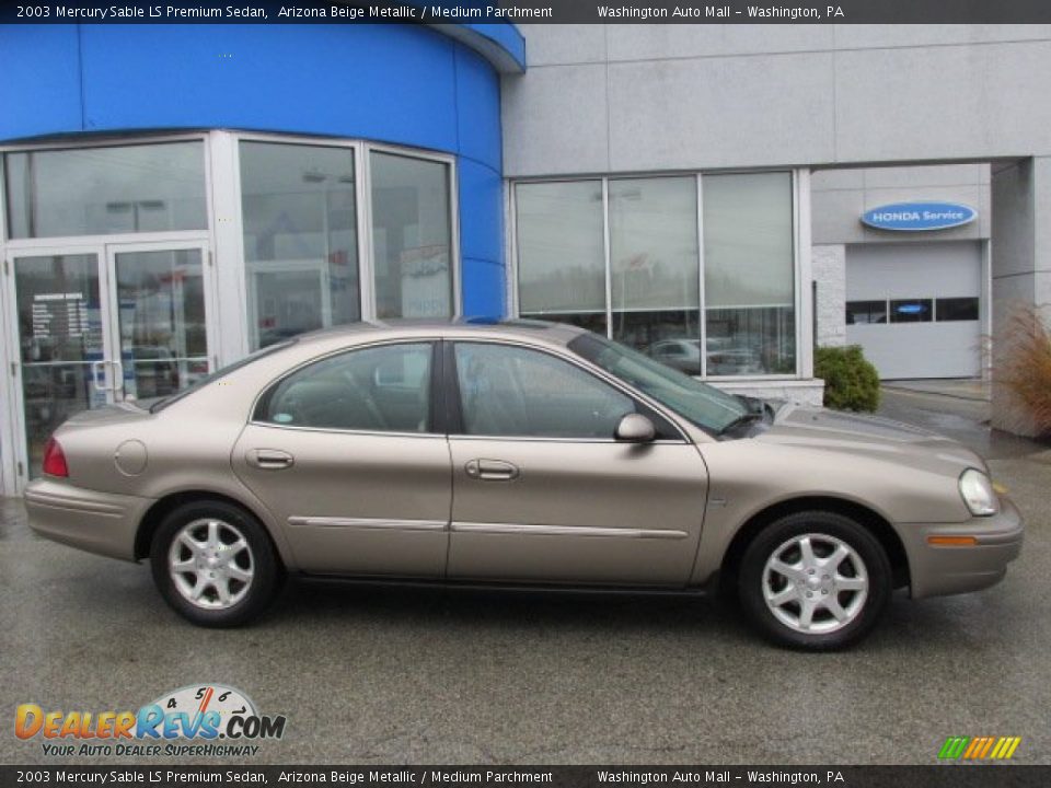 2003 Mercury Sable LS Premium Sedan Arizona Beige Metallic / Medium Parchment Photo #2