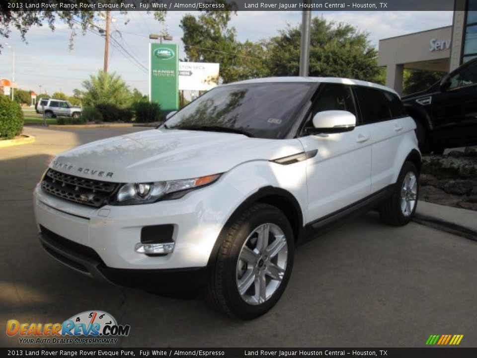 2013 Land Rover Range Rover Evoque Pure Fuji White / Almond/Espresso Photo #3