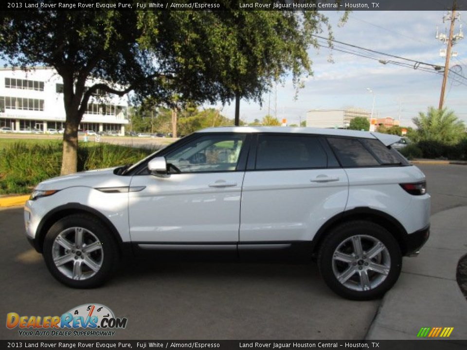 2013 Land Rover Range Rover Evoque Pure Fuji White / Almond/Espresso Photo #4
