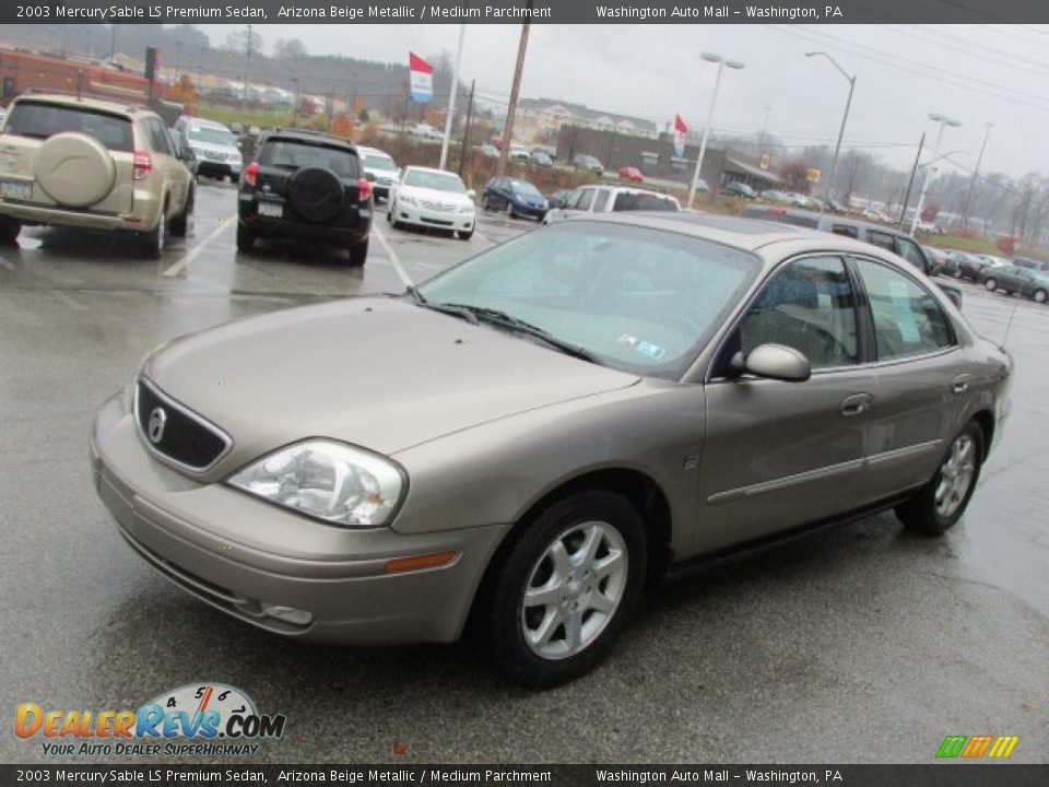 2003 Mercury Sable LS Premium Sedan Arizona Beige Metallic / Medium Parchment Photo #5