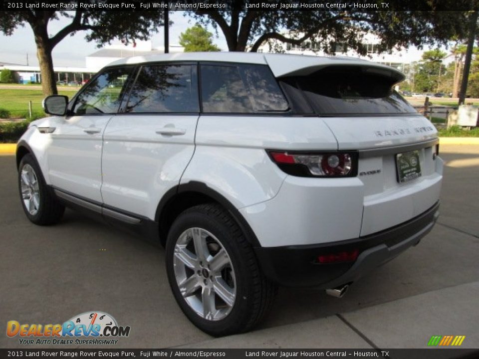 2013 Land Rover Range Rover Evoque Pure Fuji White / Almond/Espresso Photo #5