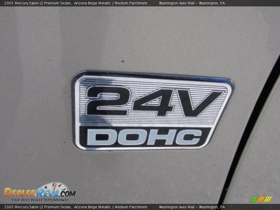 2003 Mercury Sable LS Premium Sedan Arizona Beige Metallic / Medium Parchment Photo #6