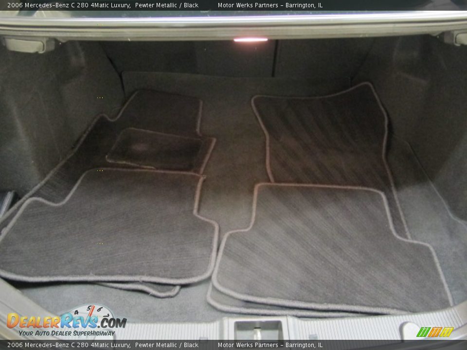 2006 Mercedes-Benz C 280 4Matic Luxury Pewter Metallic / Black Photo #9