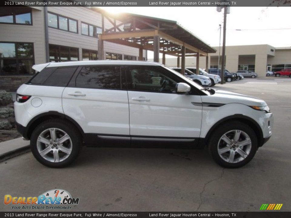 2013 Land Rover Range Rover Evoque Pure Fuji White / Almond/Espresso Photo #9