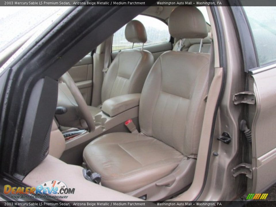 2003 Mercury Sable LS Premium Sedan Arizona Beige Metallic / Medium Parchment Photo #10