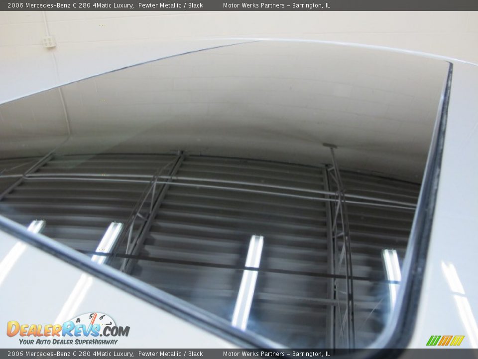 2006 Mercedes-Benz C 280 4Matic Luxury Pewter Metallic / Black Photo #10