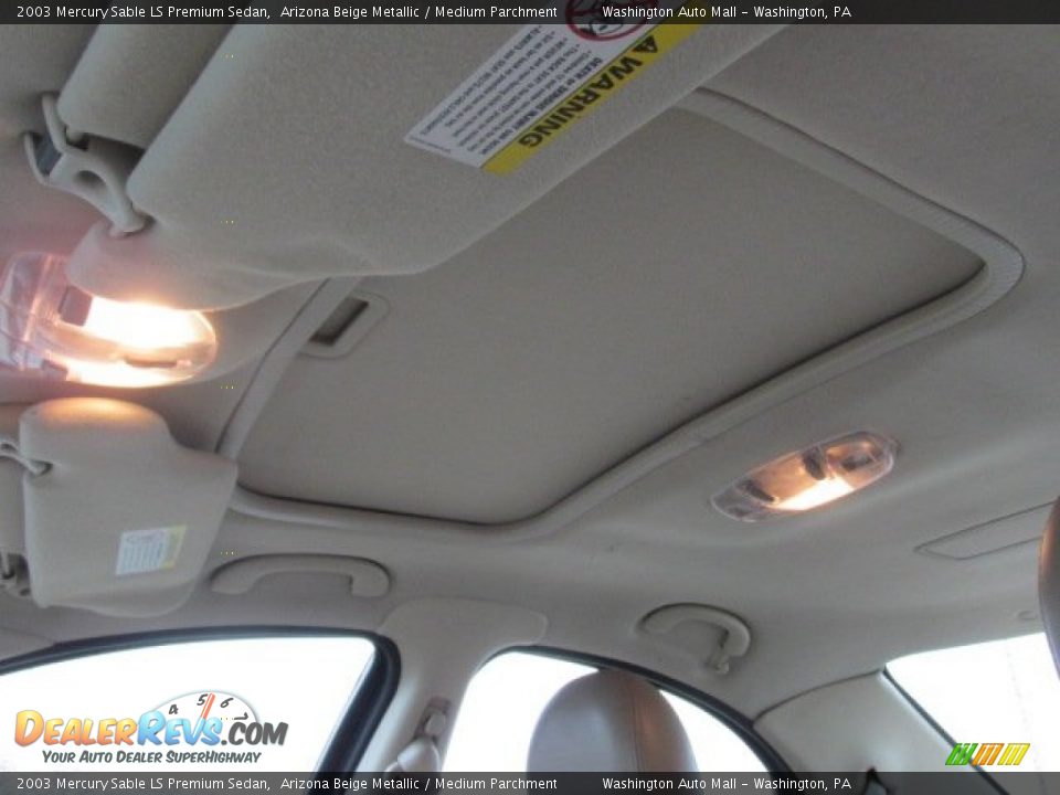 2003 Mercury Sable LS Premium Sedan Arizona Beige Metallic / Medium Parchment Photo #11