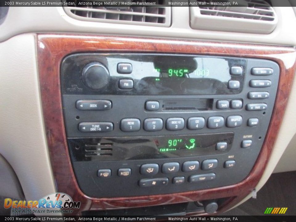 2003 Mercury Sable LS Premium Sedan Arizona Beige Metallic / Medium Parchment Photo #15