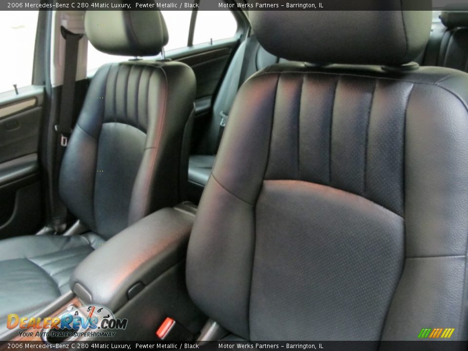 2006 Mercedes-Benz C 280 4Matic Luxury Pewter Metallic / Black Photo #16