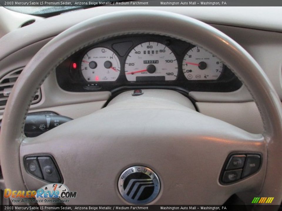 2003 Mercury Sable LS Premium Sedan Arizona Beige Metallic / Medium Parchment Photo #16